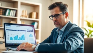 신용카드 현금화 방법을 분석하는 금융 컨설턴트의 모습