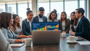 Collaborative business discussions at https://valuesfirst.com highlighting teamwork and innovation.