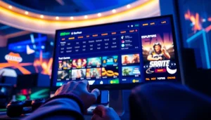 Exciting online betting experience with 888new showcasing games and user interface