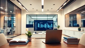 Showcasing https://www.websites.law with a smart law firm website design in a modern office.