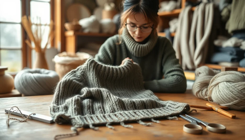 Showcase handcrafted garments from https://www.ound-ound.com, highlighting artisan craftsmanship in natural materials.