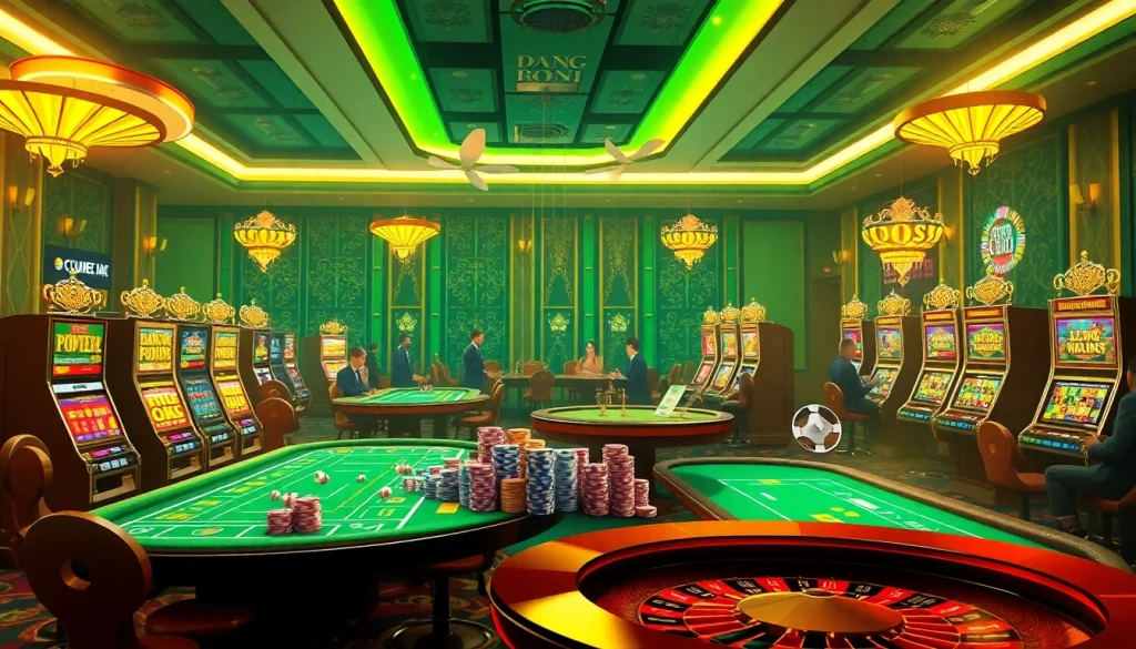Experience the thrilling excitement of trang cá cược god55 with casino tables and vivid gaming interfaces.
