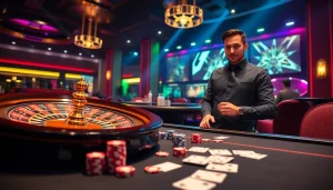 Engage in thrilling gameplay at f8bet with vibrant casino tables and expert dealers.