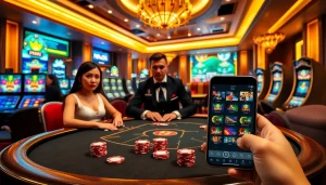 Experience the excitement at Nhà Cái THABET casino with vibrant gaming tables and thrilling online interfaces.