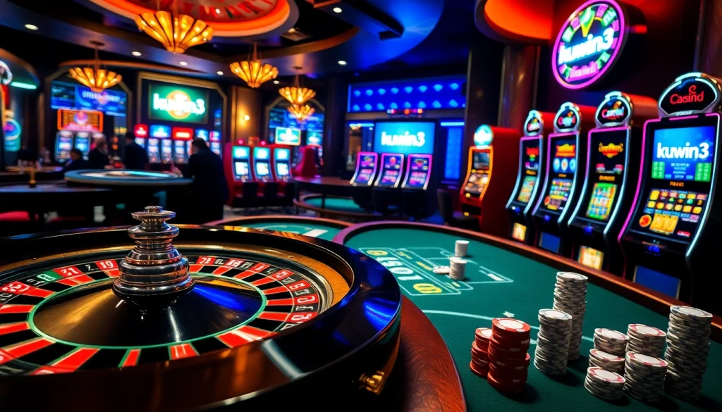 Experience casino excitement at kuwin3 with vibrant games and thrilling action.