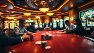 Experience thrilling gameplay at obraltoto’s luxurious poker tables filled with excitement and anticipation.