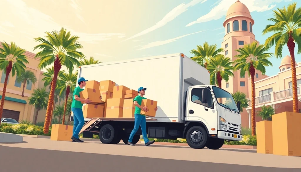 Professional movers in San Diego loading a truck during a moving day, showcasing the Moving Company San Diego.