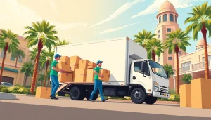 Professional movers in San Diego loading a truck during a moving day, showcasing the Moving Company San Diego.