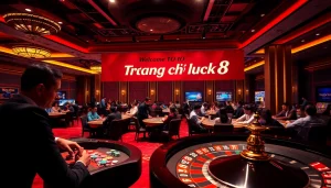 Experience the excitement at Trang chủ luck8 with vibrant casino gaming environments and intense poker action.