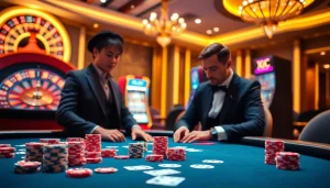 Kjc solutions enhances the luxury casino experience with vibrant games and innovative technology.