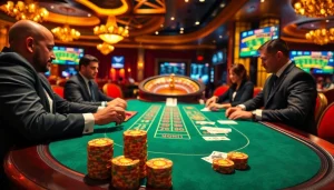 Experience the thrill of 79king with professional gamblers at luxury casino tables.