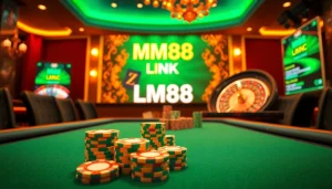 Experience thrilling gameplay at MM88 LINK with vibrant casino elements and an exciting atmosphere.