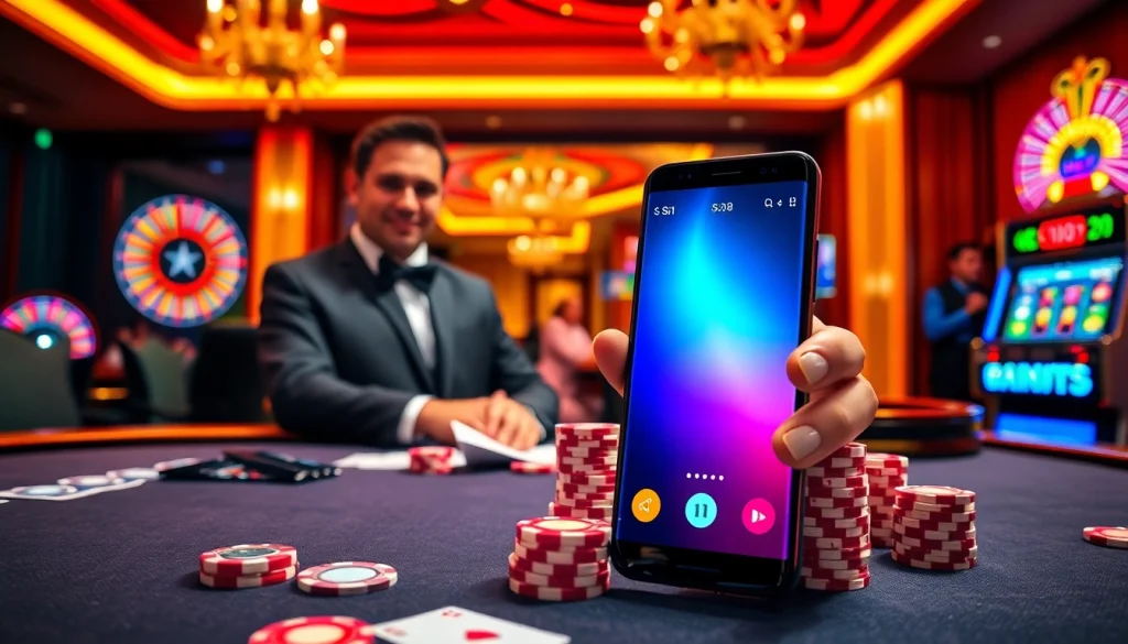 S8 Casino - Engaging players with vibrant tables and modern gaming mobile interface.