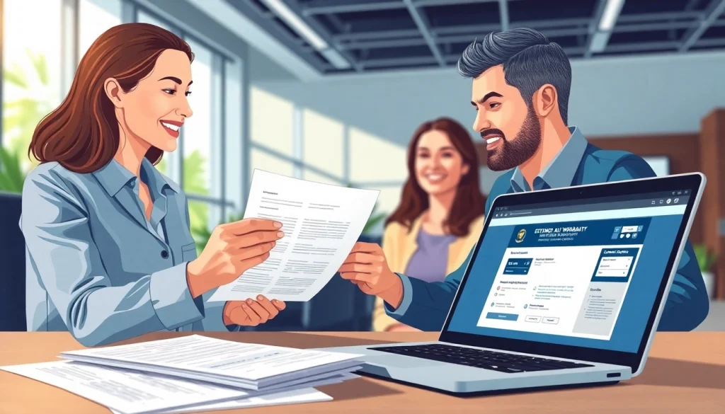 Learn how do extended auto warranty claims work step by step with a professional assisting a car owner.