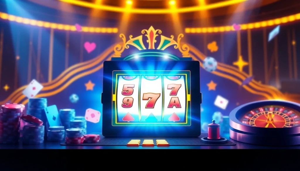 Experience thrilling gameplay in a luxurious slot pulsa environment featuring dynamic visuals and excitement.