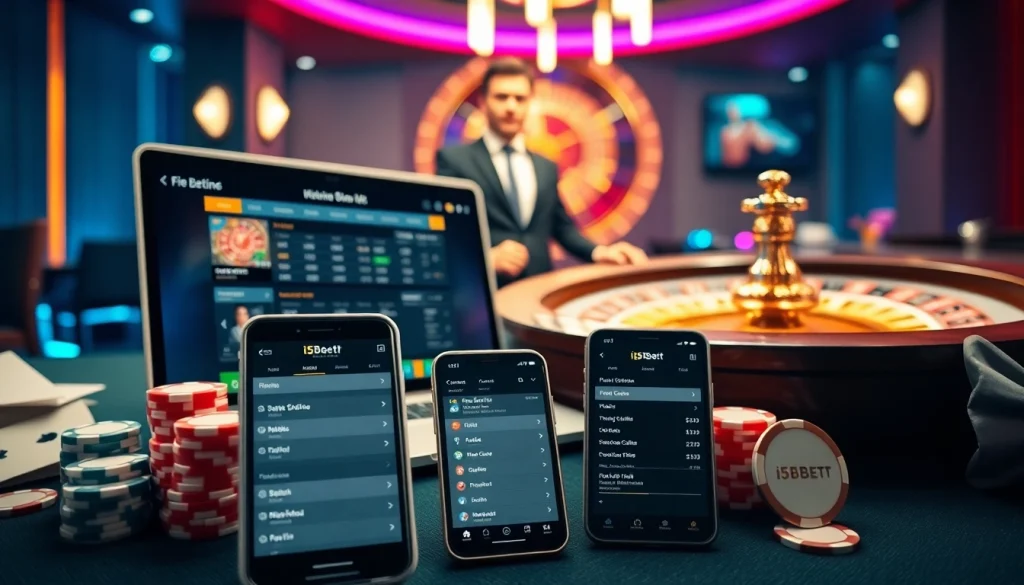 Bet on exciting games at https://i5bet.it.com/ with a captivating online interface and vibrant casino elements.