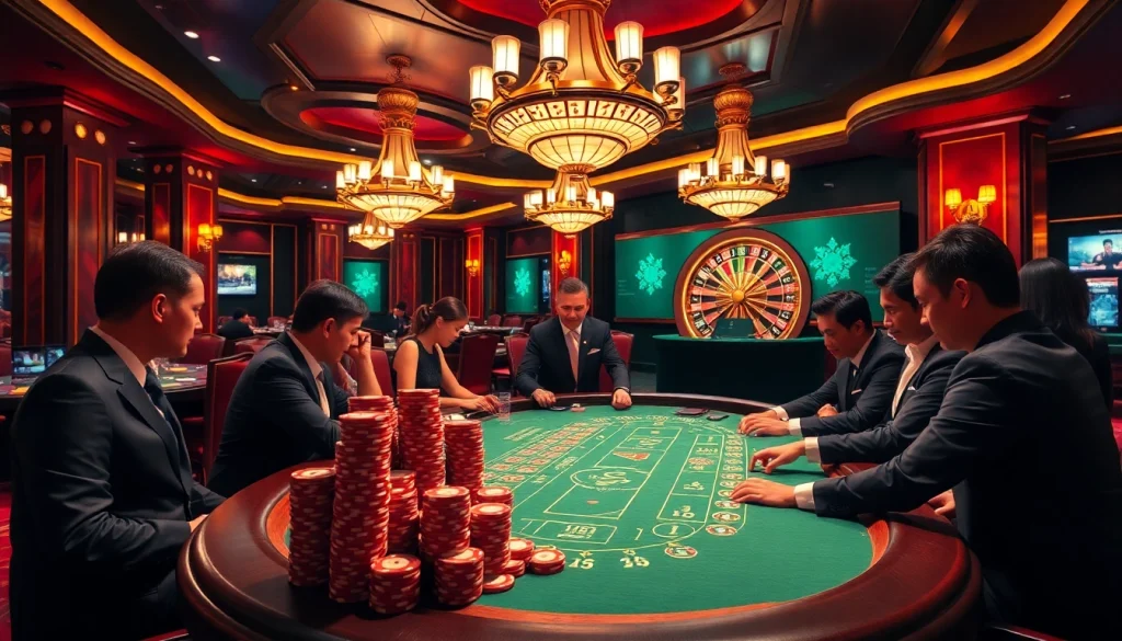 Gambling at dewacasino's blackjack table with vibrant chips and an elegant atmosphere.