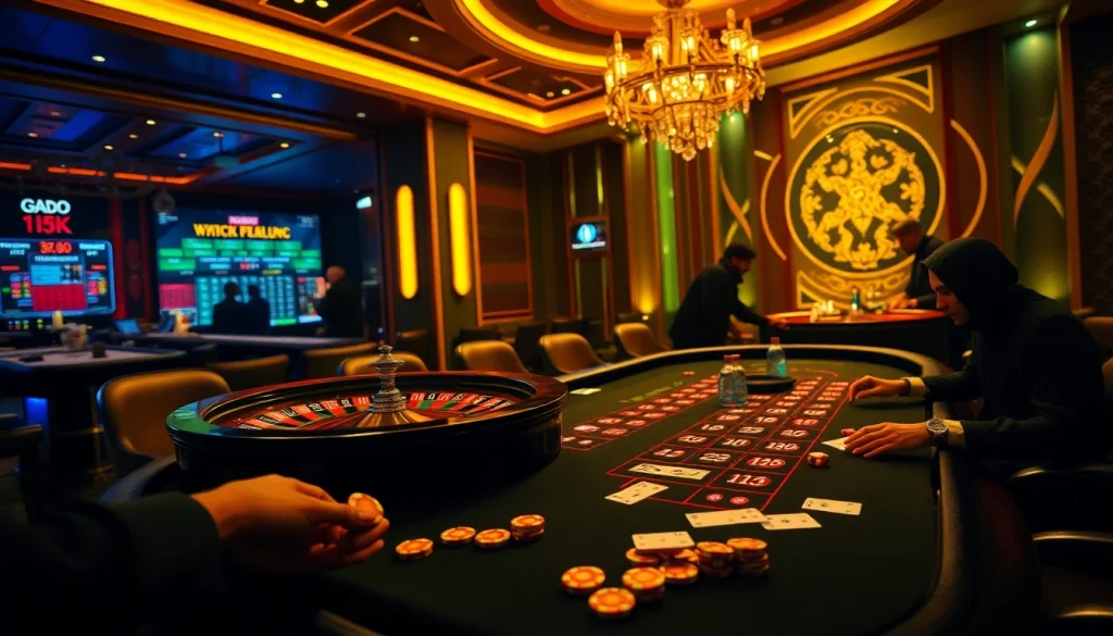 Engaging scene of gamblers at a poker table, capturing the essence of the hidden wiki dark web.