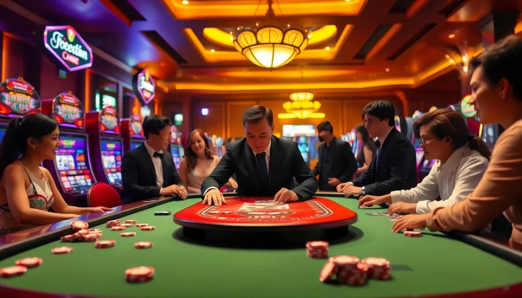 Experience the excitement of online gambling at trang chủ tobet88 with engaging casino action.