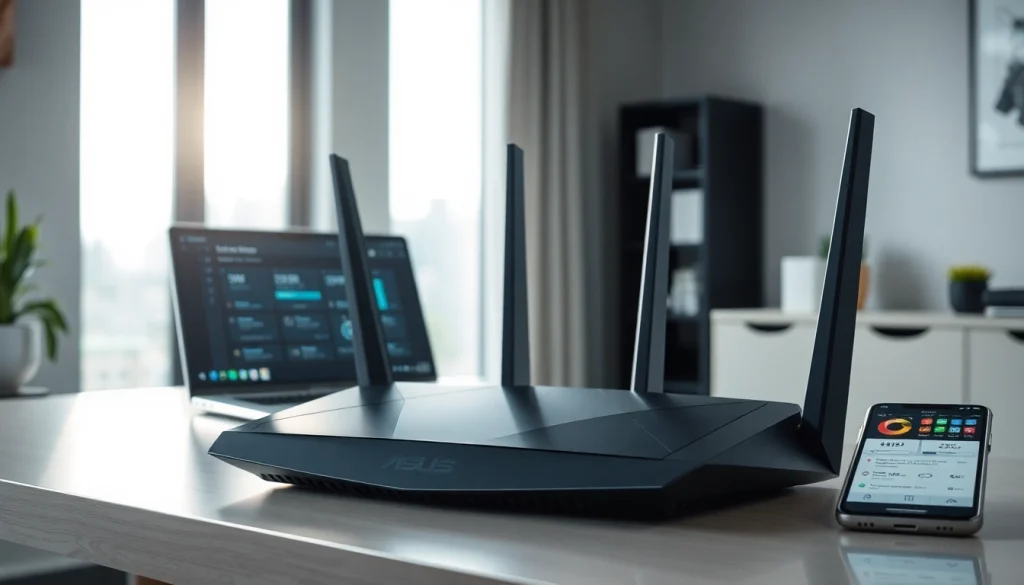 Tối đa hóa tiềm năng mạng của bạn với AX88 Code trên bộ định tuyến ASUS RT-AX88U.