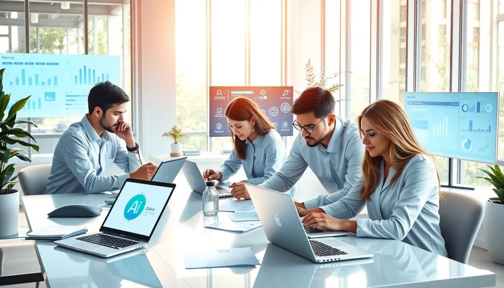 WPS 下载 - 现代办公场景，专业人士正在使用 WPS Office 软件