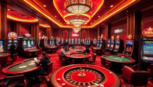 Experience high-stakes excitement at 388bet's luxurious casino tables filled with poker action.