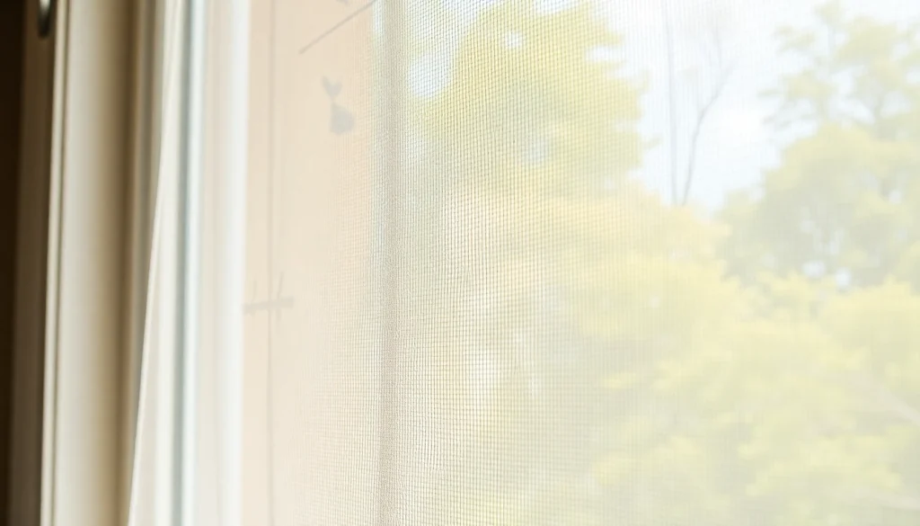 Myggenet giving effective protection against insects in a bright interior setting.