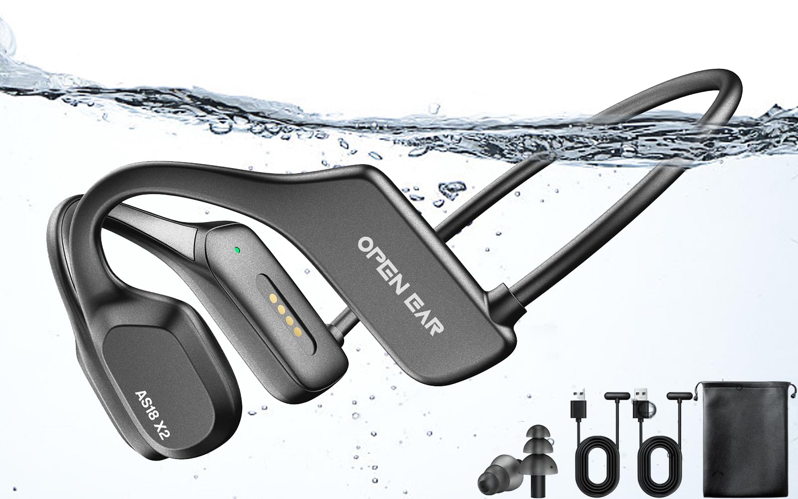 Bone X2 Bone Conduction Headphones Built for Training and Travel