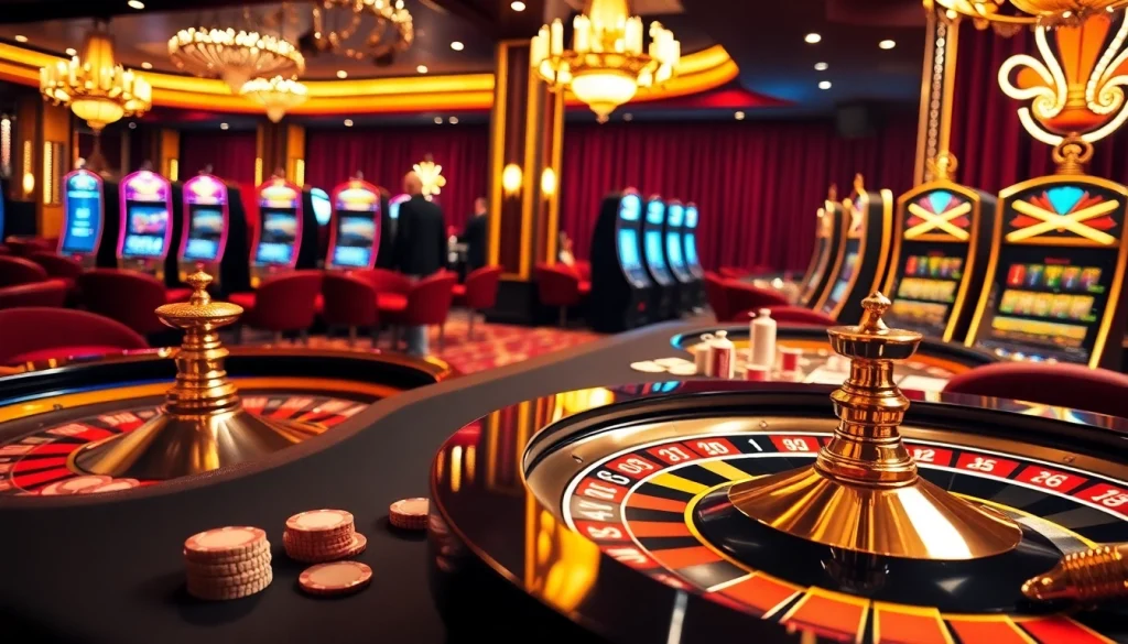 Découvrez l'excitation de meilleur casino en ligne avec des tables de jeu animées et des machines à sous luxueuses.