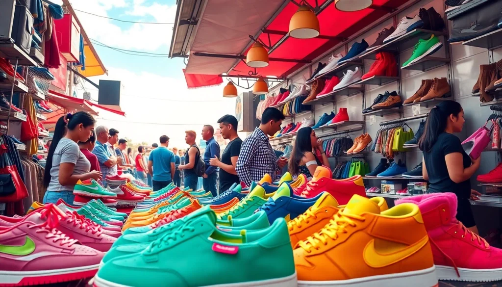 레플리카사이트에서 다양한 신상품을 탐색하는 고객들의 모습